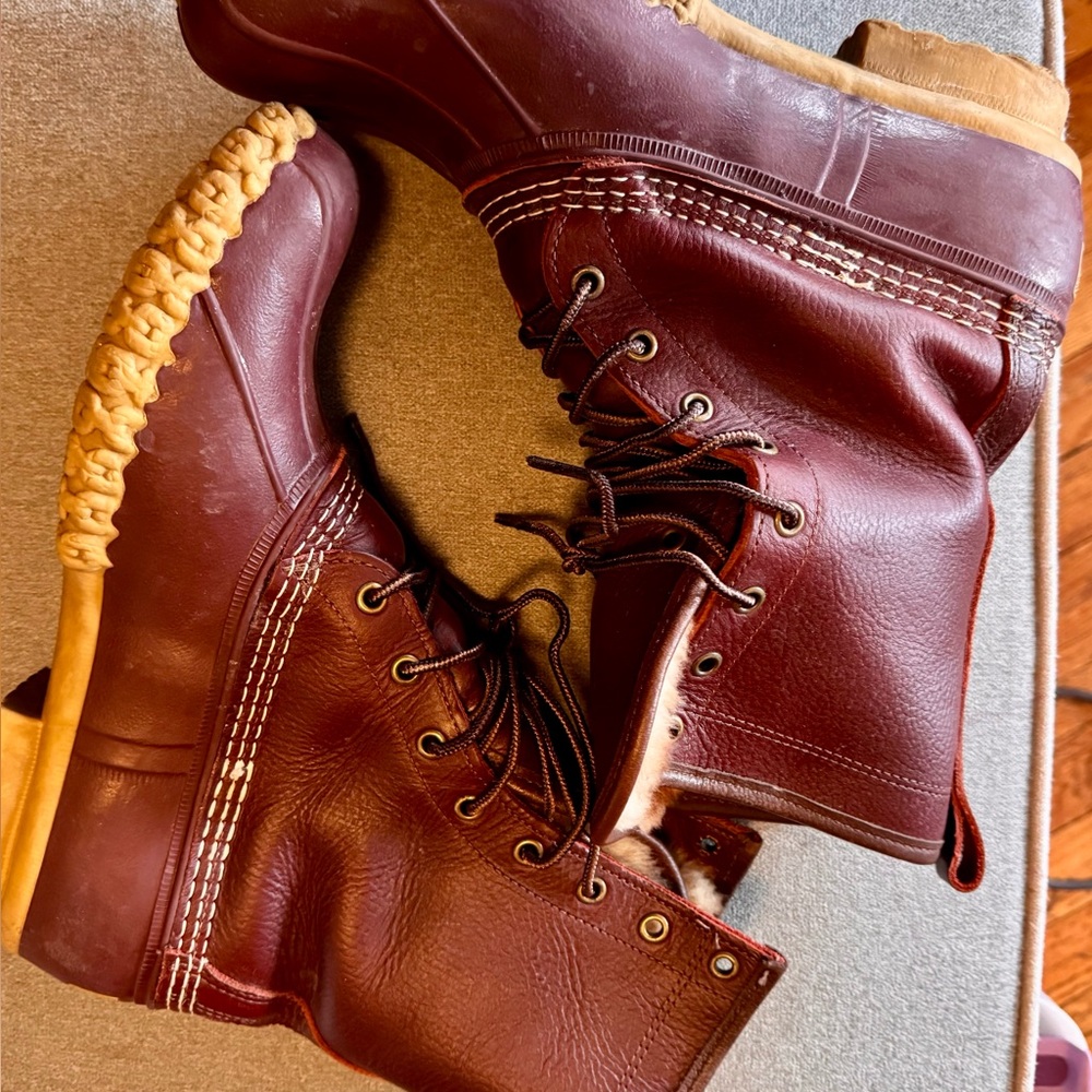 LL Bean Women’s Bean Boots, waterproof, shearling-lined